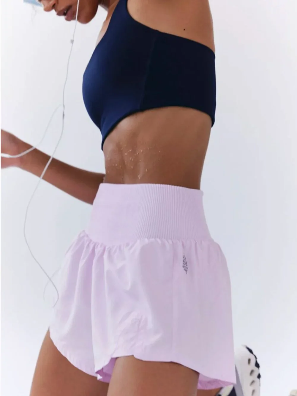 Free People Movement Women's Carpe Diem Shorts In Powder Pink-XL  NWOT